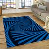 3D Vortex Visual Illusions Ковер Ковер для гостиной Спальня Домашний декор, Напольный коврик Нескользящее украшение для дивана Кухня Коврик