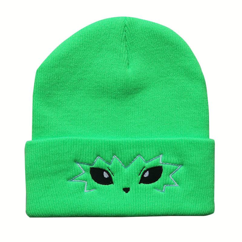 Популярные европейские и американские осенние и зимние шапки, мультяшные милые глаза, шерстяные шапки, теплые вязаные шапки для улицы для мужчин и женщин