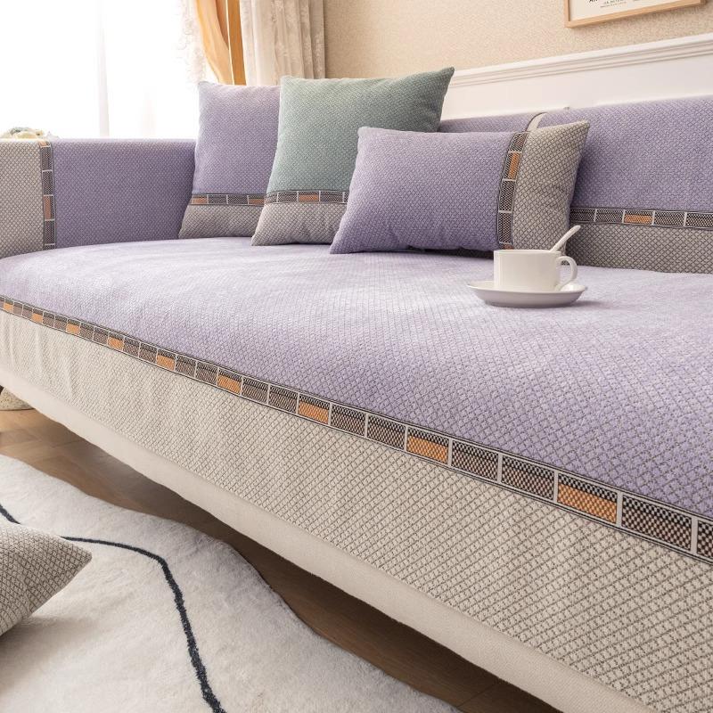 Modern Simple Sofa Cushion, Non-slip, Universal Chenille Sofa Towel for All Seasons, Seat Cushion 2025 New Sofa Cover