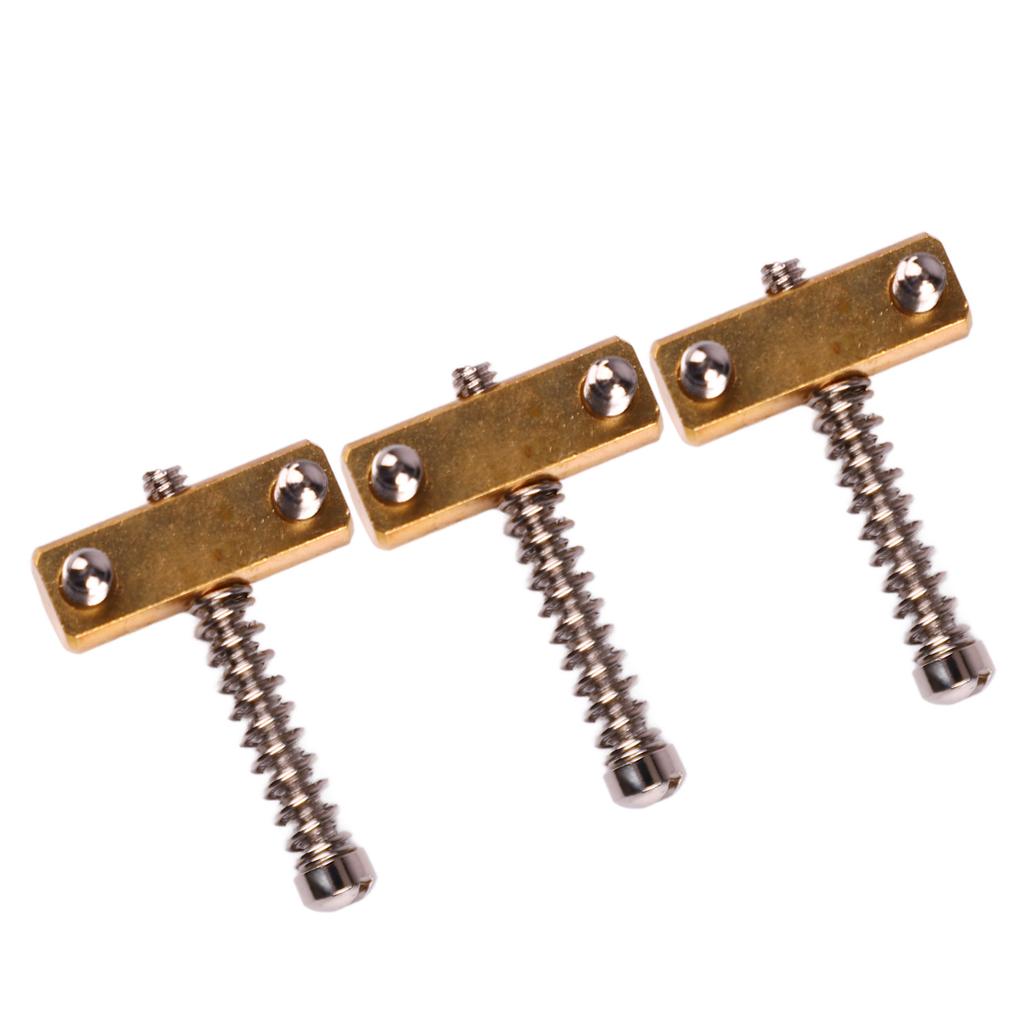 3 шт. Винты пружин седла Замена струнодержателя Электрогитара Аксессуары Шлицевой тип