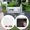 4-Pack 3 Inch Reflective Mailbox Number Stickers Die-Cut Classic Style Vinyl Waterproof Sunproof Numbers That Will Not Fade