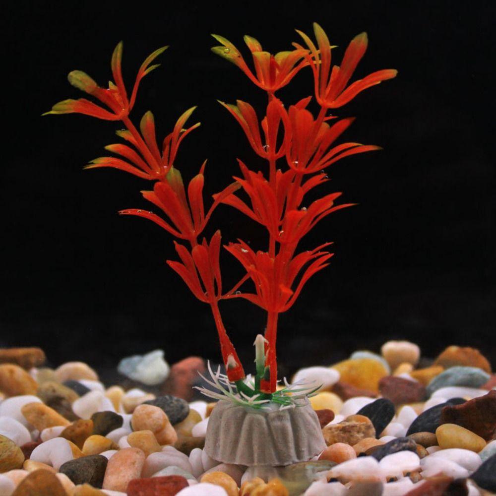 Lifelike Artificial Underwater Plants Decorative Fake Water Plant Fish Tank Seaweed Aquarium