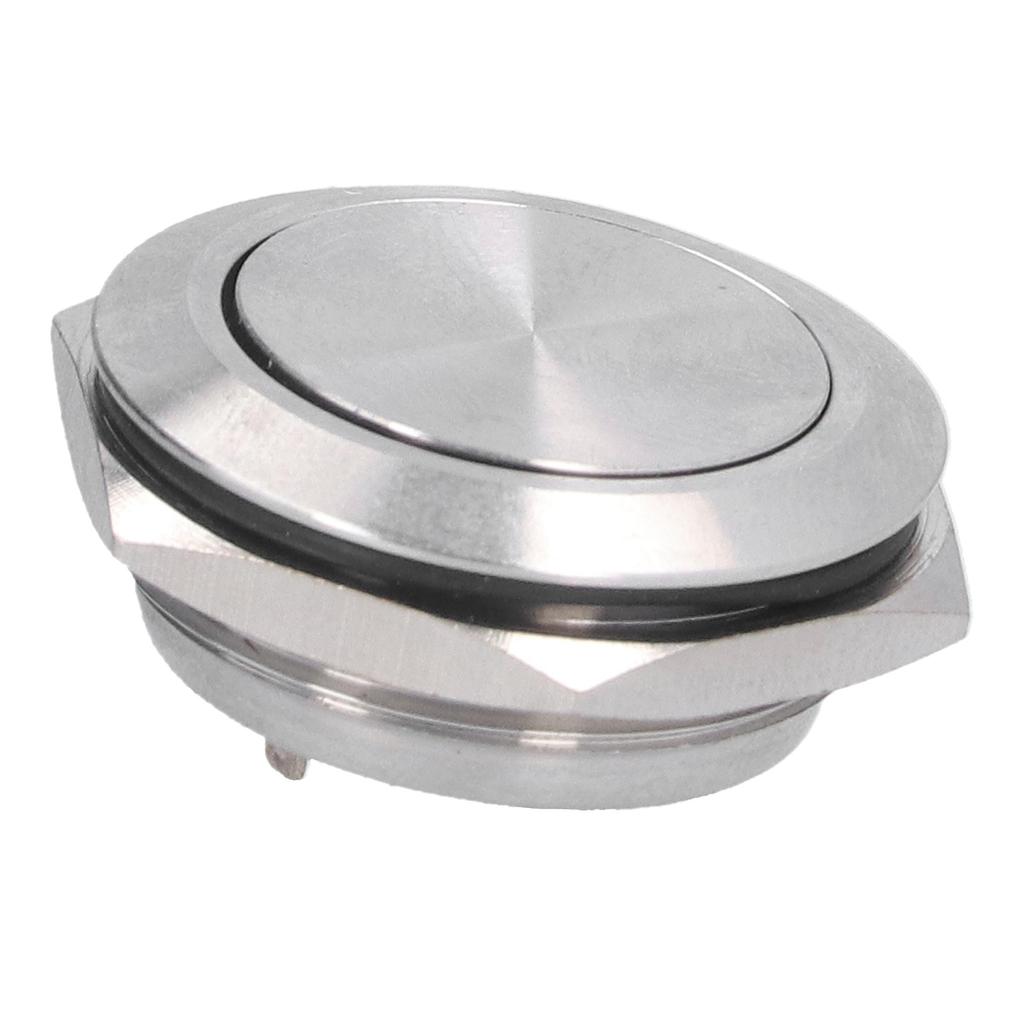 5 шт. Кнопочный переключатель с плоской головкой, нержавеющая сталь, водонепроницаемый, винтовые клеммы, аксессуары для питания 0?220V