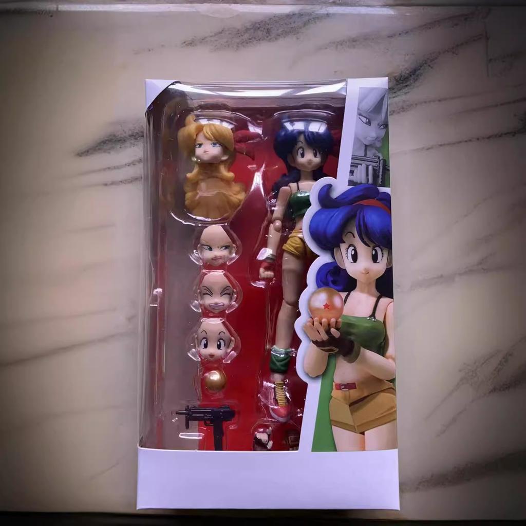 13СМ Фигурка Dragon Ball z Аниме Бульма SHF Чичи Ланч Андроид 18 Лазули Коллекция Модель Действия Игрушка ПВХ Настольное Украшение Кукла