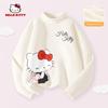 Hello Kitty Girls' Fleece-Lined Base Layer Shirt, Children's Long-Sleeve T-Shirt, Thermal Top in Pink, Stylish Inner Wear