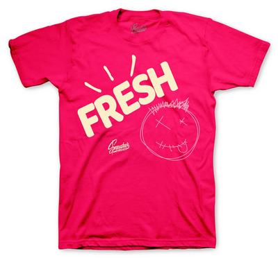 Футболка в тон Retro 1 Tropical Pink Travis Lows - Scribble Sneaker tee