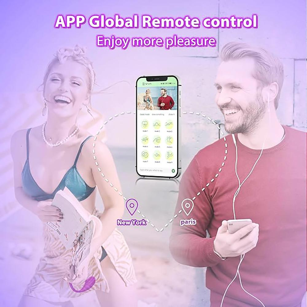 APP Пульт Дистанционного Управления Вибратор Яйцо Носимое Вибрирующее Секс Яйцо Для Взрослых Женщин Вибрирующие Трусики для Стимуляции Точки G Для Пары Секс Игрушки Для Женщин