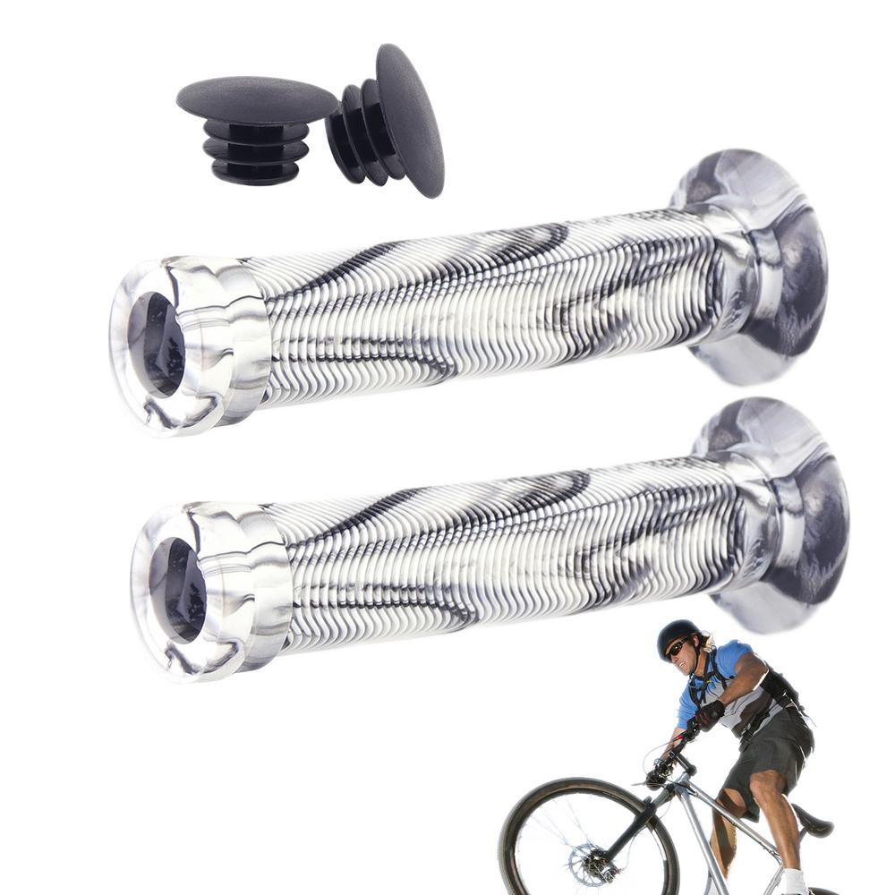 Cycling Handlebar Grips Bicycles Grip Protector Riding Handle Rubber Grips Non-slip Handlebar Grips For Enhanced Control Bikes