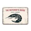 INEED антикварный «Руководство мясника», винтажная металлическая вывеска с животными, кухонный декор для рынка, жестяная вывеска, художественный постер, металлическая пластина, Настенный декор