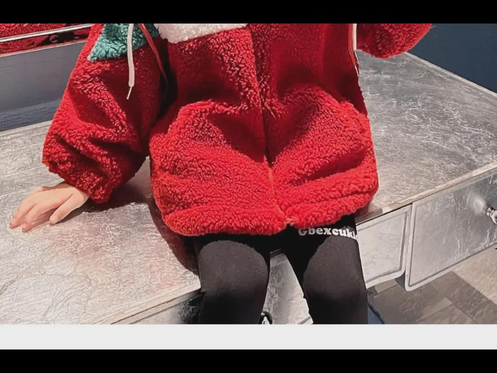 2024 Girls' Spring Lambswool Coat: Thick, Warm, and Stylish Winter Wear