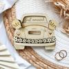 1PC Congrats Card Creative Wood Wooden Crafts Car Shape Unfinished Money Gift Holder Wedding Desktop Ornament
