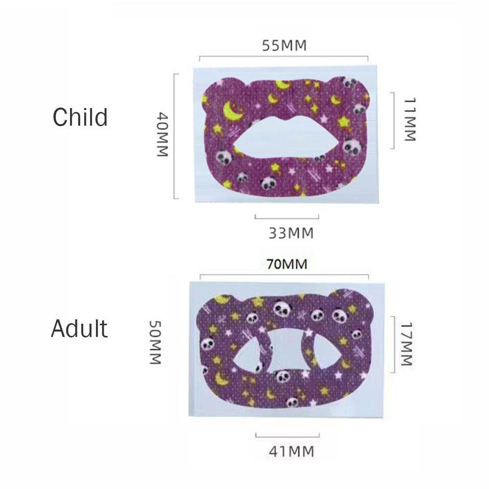 30 шт. Нетканая лента для закрывания рта, средство для сна, наклейки против храпа, пластырь для дыхания ртом, мальчик