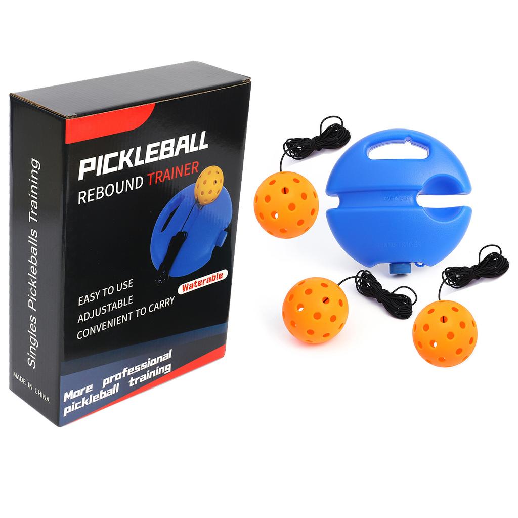 Pickleball Trainer Spare Ball Elastic String Color Box Package Holed Balls Pe High Elastic with Wire