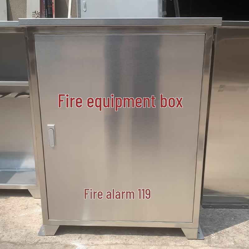 Juyou Floor-Standing Stainless Steel Fire Hydrant Hose Box