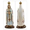 62KD Elegant Fatima Holy Virgin Statue Religious Figurine With Realistic