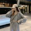 3 Pcs/Set Women Fall Tracksuit Sleeveless Vest Hooded Long Sleeve Zip-up Coat Elastic Waist Ankle-banded Trousers Daily Wear Sport Outfit