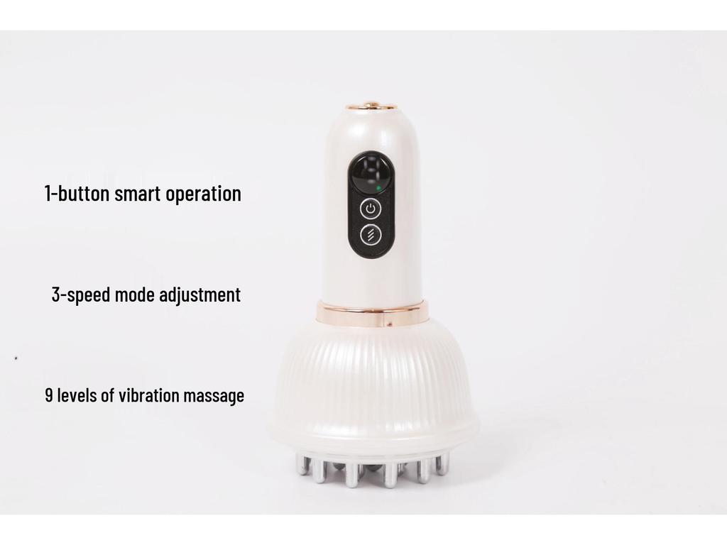 Беспроводной нагревающий массажер для похудения живота с вибрацией всего тела и электрической щеткой для прочистки меридианов