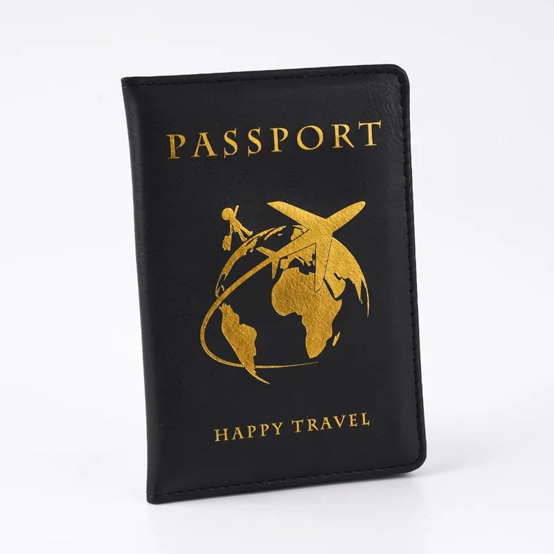 Новая Глобальная Цветная PU Обложка для паспорта, зажим для билетов, держатель для паспорта, держатель удостоверения личности, дорожный кошелек, дорожные аксессуары