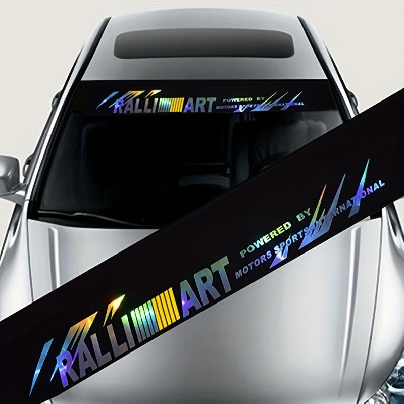 Colorful Reflective Car Stickers Waterproof Decal Front and Rear Windshield Decoration Reflective Laser Auto Accessories