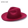 Fashion Vintage Stage Performance Dress Dance Party Woolen Cowboy Hat Panama Jazz Cap Fedora Hat