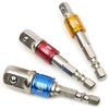 3pcs Socket Adapter Multi Drill Bits Hex Shank 1/4" 3/8" 1/2" Impact Driver Tool