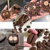 Силиконовая форма на 202 ячейки в форме мини-кофейных зерен для DIY желе, пудинга, форма для льда, форма для конфет, десертов, печенья, торта