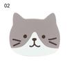 Cartoon Cat Shaped Silicone Dining Table Placemat Coaster Kitchen Accessories Mat Cup Mug Heat-resistant Animal Coffee Drink Pad