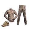 Hunting Camouflage Ribstop Suit Blouse Cargo Pants Set With Hat