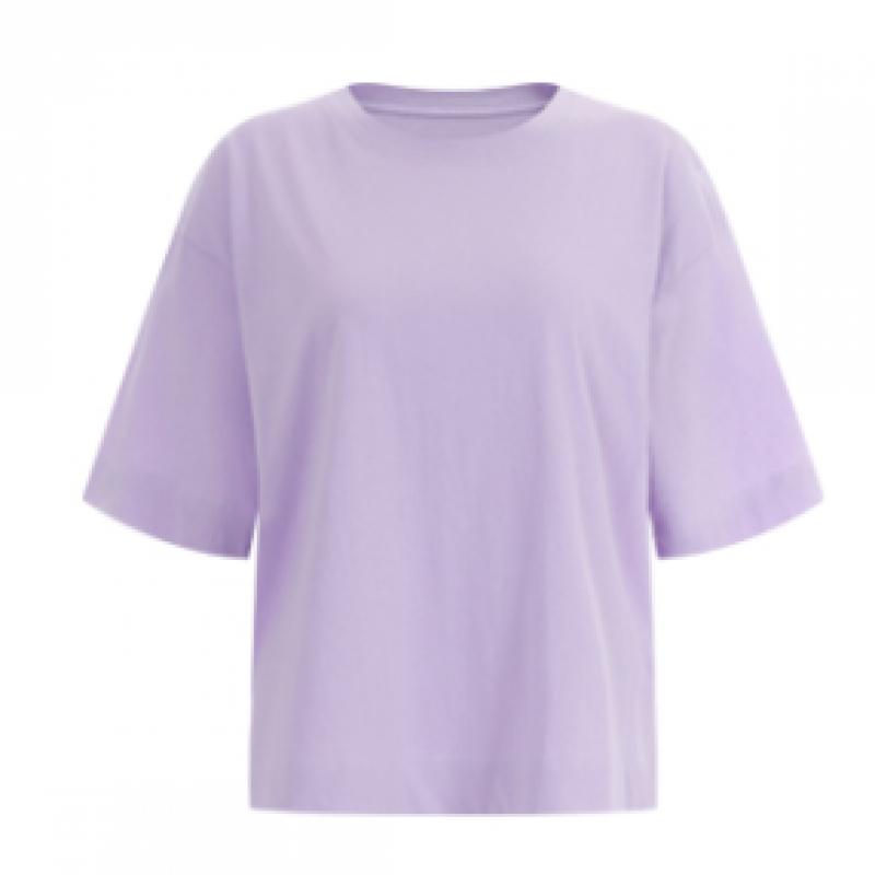 Shop Women Basic Korea Round 5 Sleeved Side Slit Cotton 100 Biowashing Dai Wsh