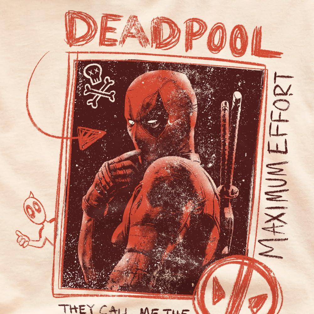 Deadpool & Wolverine Mens Maximum Effort Deadpool T-Shirt