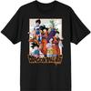 Черная мужская футболка с групповым артом Dragon Ball Super