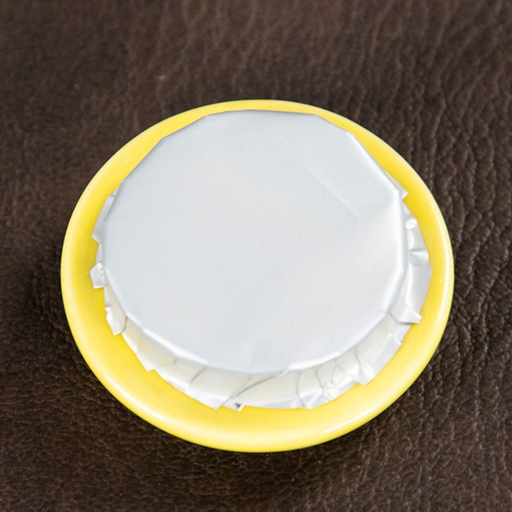 Mini Glaze Ceramic Jars Small Powder Ointment Cans Light Weight Nail Cup with Lid Women