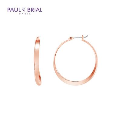 PAULBRIAL PSBE0030 (PG) Серьги-кольца 'Волна'