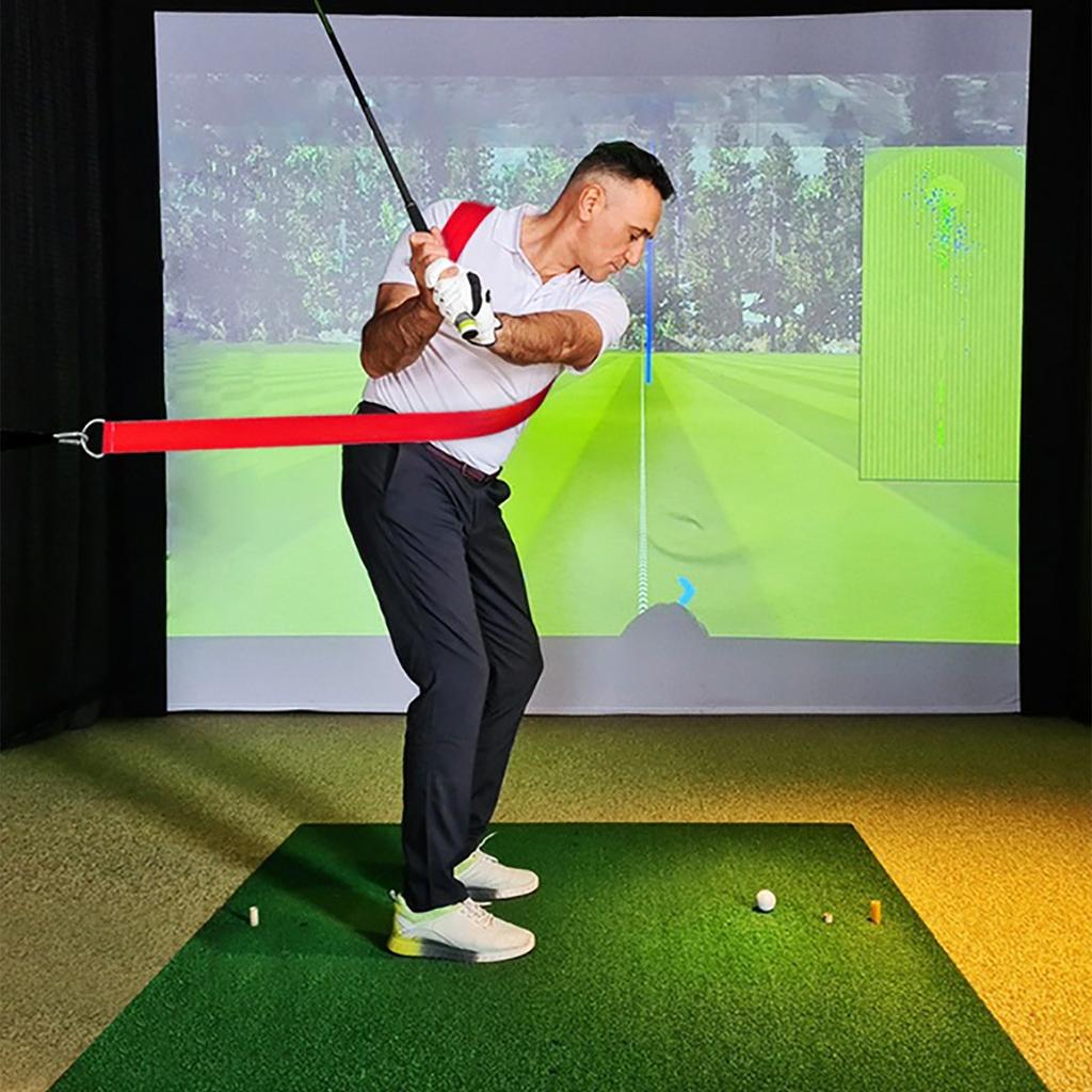 Golf Swing Training Aid Belt Golf Swing Trainer Practice Tool Golf Swing Strap Golf Posture Correction Practice Supplies