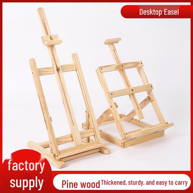 Foldable Wooden Tabletop Easel & Art Set for Kids
