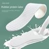 Latex Insole for Women, Long Standing, Not Tired, Soft Bottom, Thin, Men's Summer Breathable Sweat Absorbing Sports Shock Absorption Insole