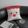 Merry Christmas Red Art Pillow Case  Plush Fabric Soft  Pillowcase Double Sided Print Cushion Cover Household Gifts