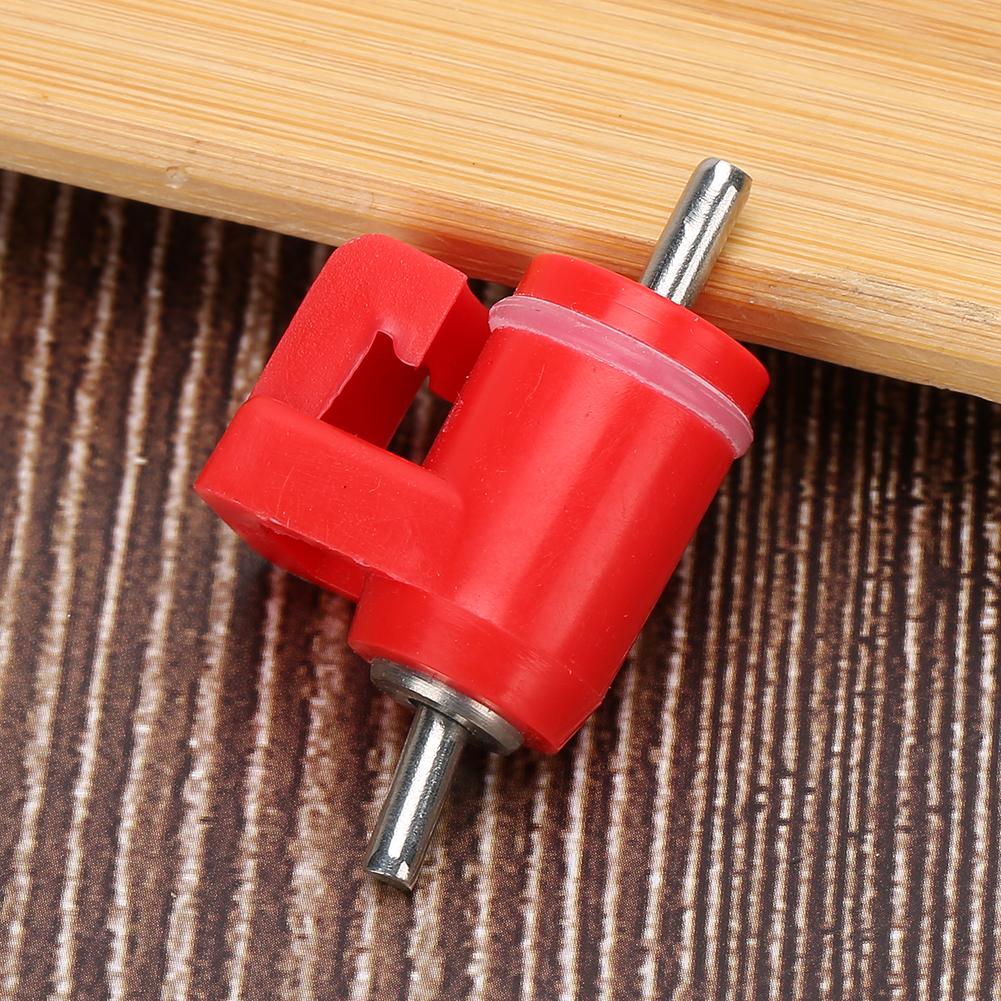 20Pcs Chicken Water Nipple Drinker Feeders Automatic Red Plastic Poultry Farm Animal