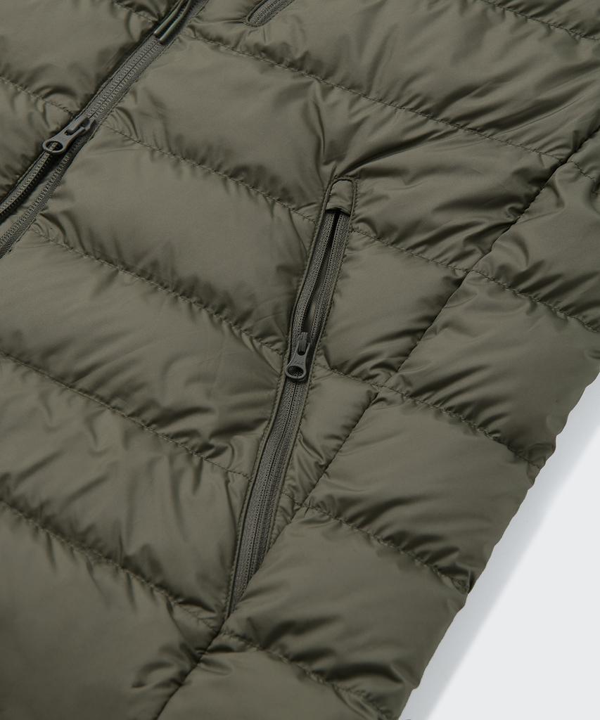 Musinsa Standard [City Leisure] High-Neck Light Down Vest [Khaki]