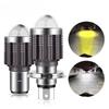 10000Lm H4 LED Motorcycle H6 BA20D LED Motorcycle Headlight Bulbs CSP Lens White Yellow Hi Lo Lamp Scooter Accessories Fog Lights 12V