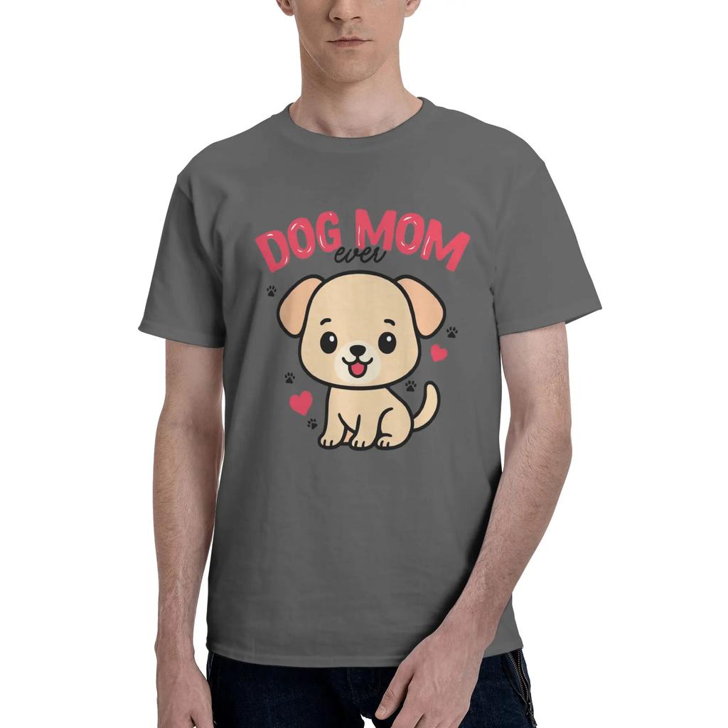 Beautiful fluffy dog for pet mom 100 Cotton TShirt Mens Fashion T Shirts Men Round Neck Short Sleeve S6XL