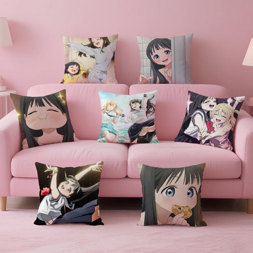 Anime Cartoon TTomorrows My GGirlG Cushion Cover Pillow Case Soft Skin Friendly Fabric Concealed Zipper