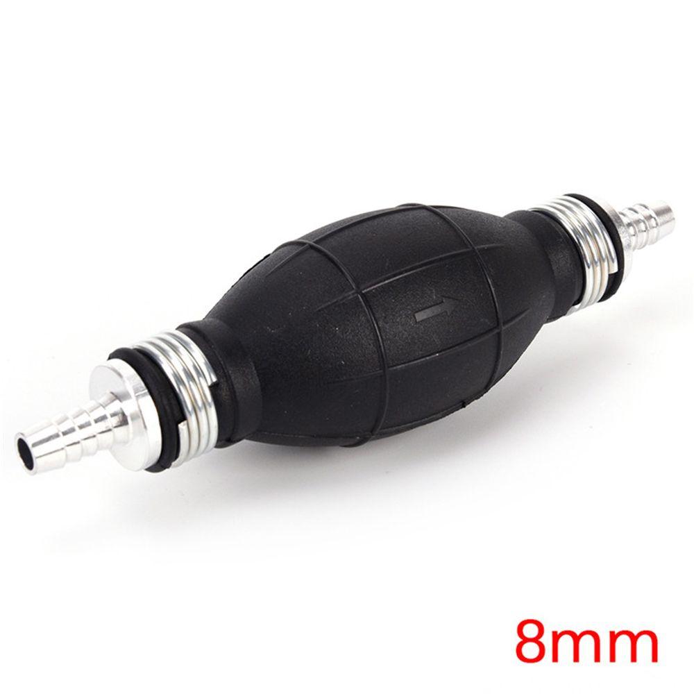6/8/10/12MM Manual Hand Siphon Pump Rubber Aluminum Manual Fuel Pump Liquid Transfer Portable Petrol Diesel Transfer Tools