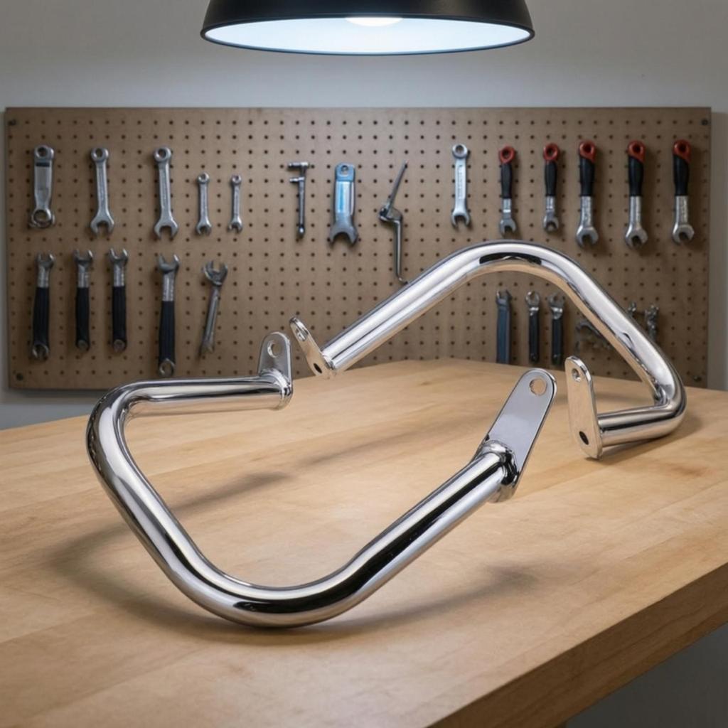 Motorcycle Crash Bar Set Safeguarding Highway Guards Resistant