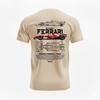 Scuderia Ferrari Команда Формулы-1 Графическая футболка оверсайз в уличном стиле для фанатов F1 и Ferrari