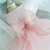 Small Puppy Wedding Costume Organza Luxury Dog Clothes Chihuahua Dog Wedding Dress  Dog