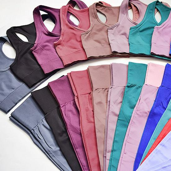 Женский бесшовный спортивный жилет с эффектом подтяжки ягодиц и набор для йоги