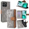 For Honor X8c 4G Case RFID Blocking Color Splicing PU Leather Wallet Phone Cover