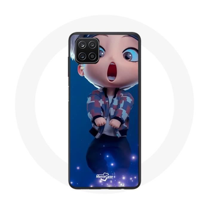 Case for Samsung Galaxy A12 BTS TinyTAN Animation V Mic Drop