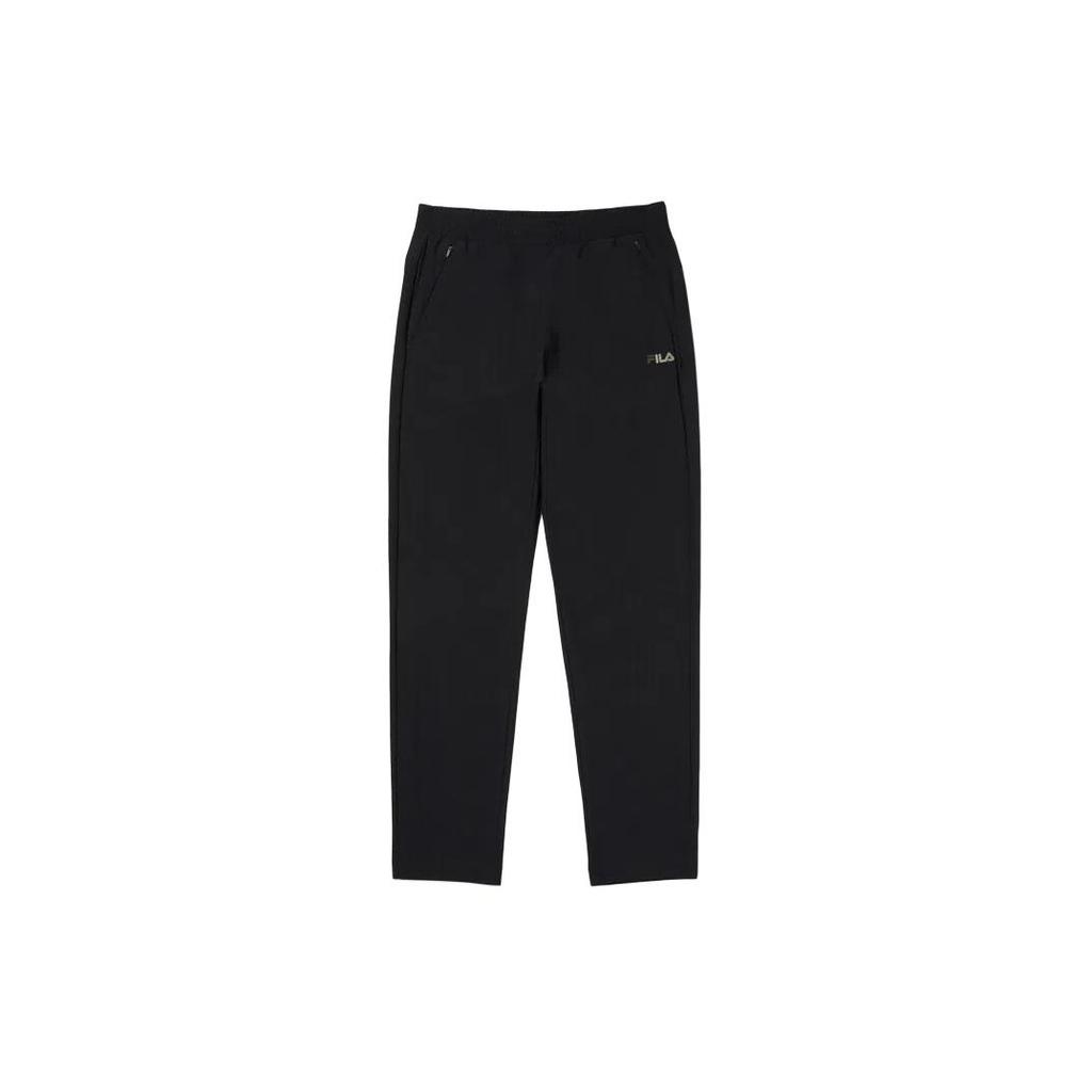 FILA Casual Pants Men's Black Moderate Straight Fit Pants FS2FPG2251FBLK